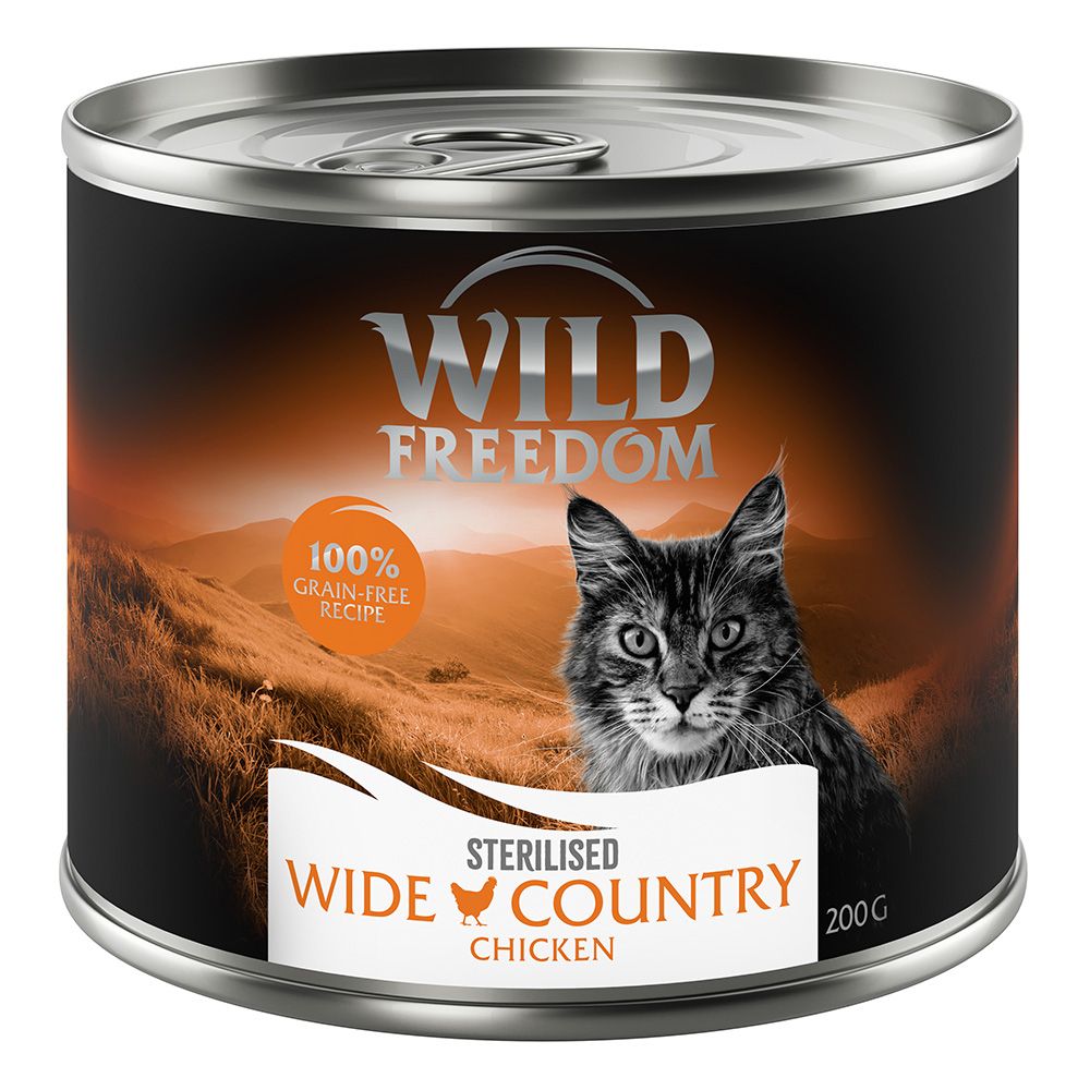Wild Freedom Adult Sterilised 6 x 200g - Grain-Free