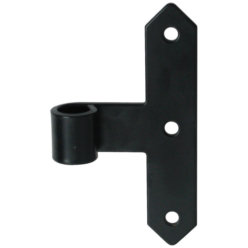 Penture T ordinaire en métal noir 150 x 50 mm TEKNIBOX