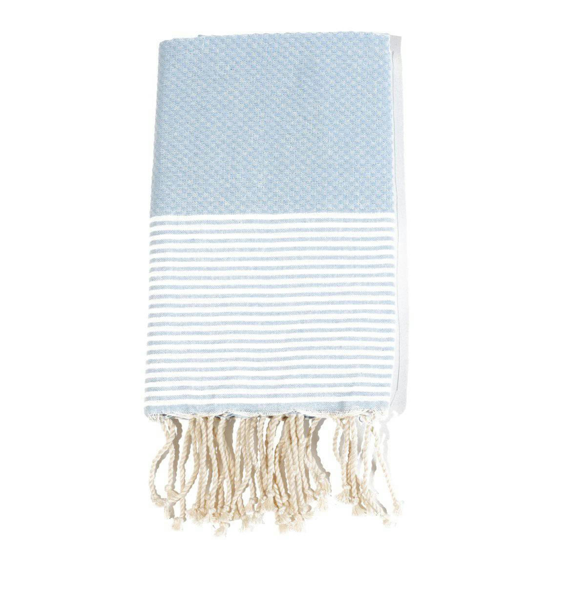 - Fouta en coton tissage nid d