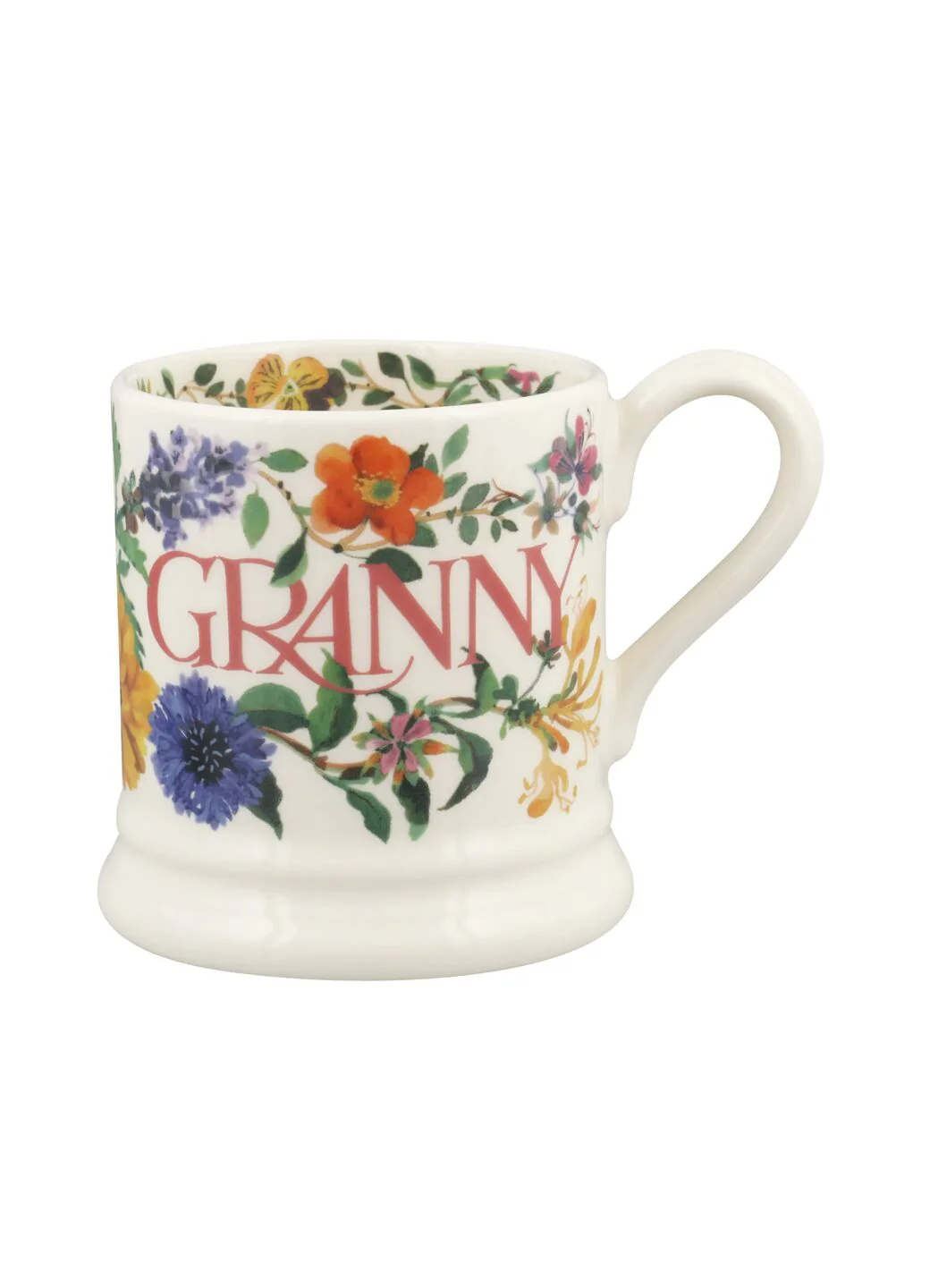 Garden Flowers Granny 1/2 Pint Mug