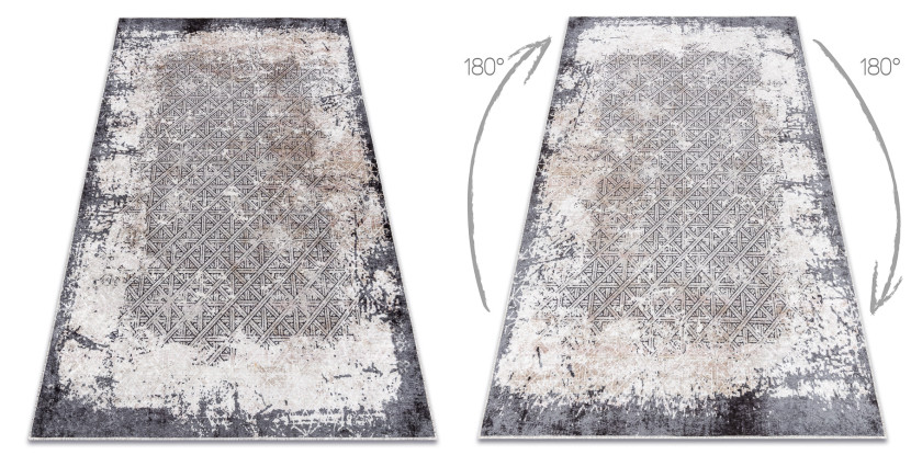 Dywan do prania MIRO 51864.804 Vintage, kratka antypoślizgowy 80x150 cm
