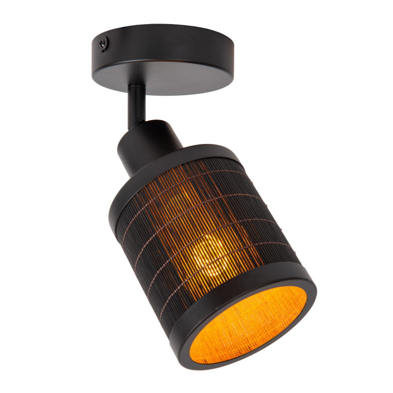 Spot Tagalog noir E27 40 W LUCIDE