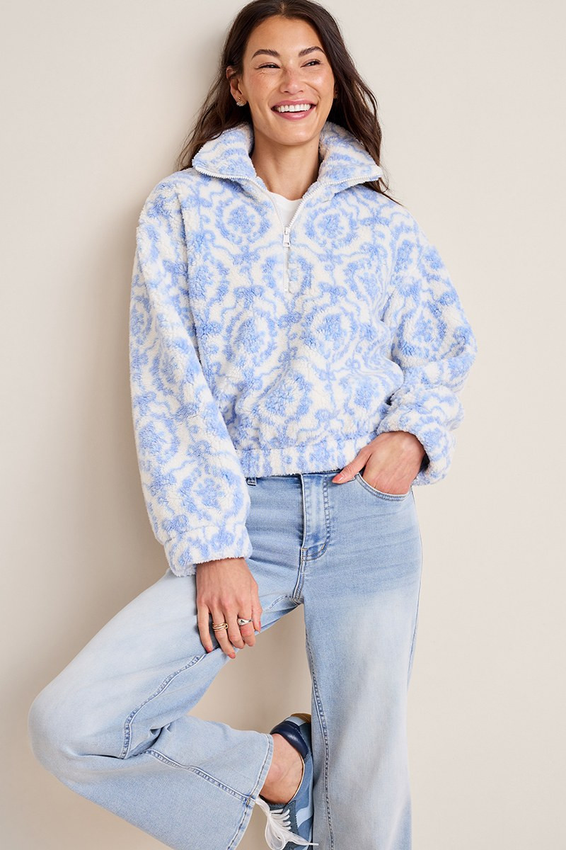 Abby Sherpa Quarter Zip Pullover