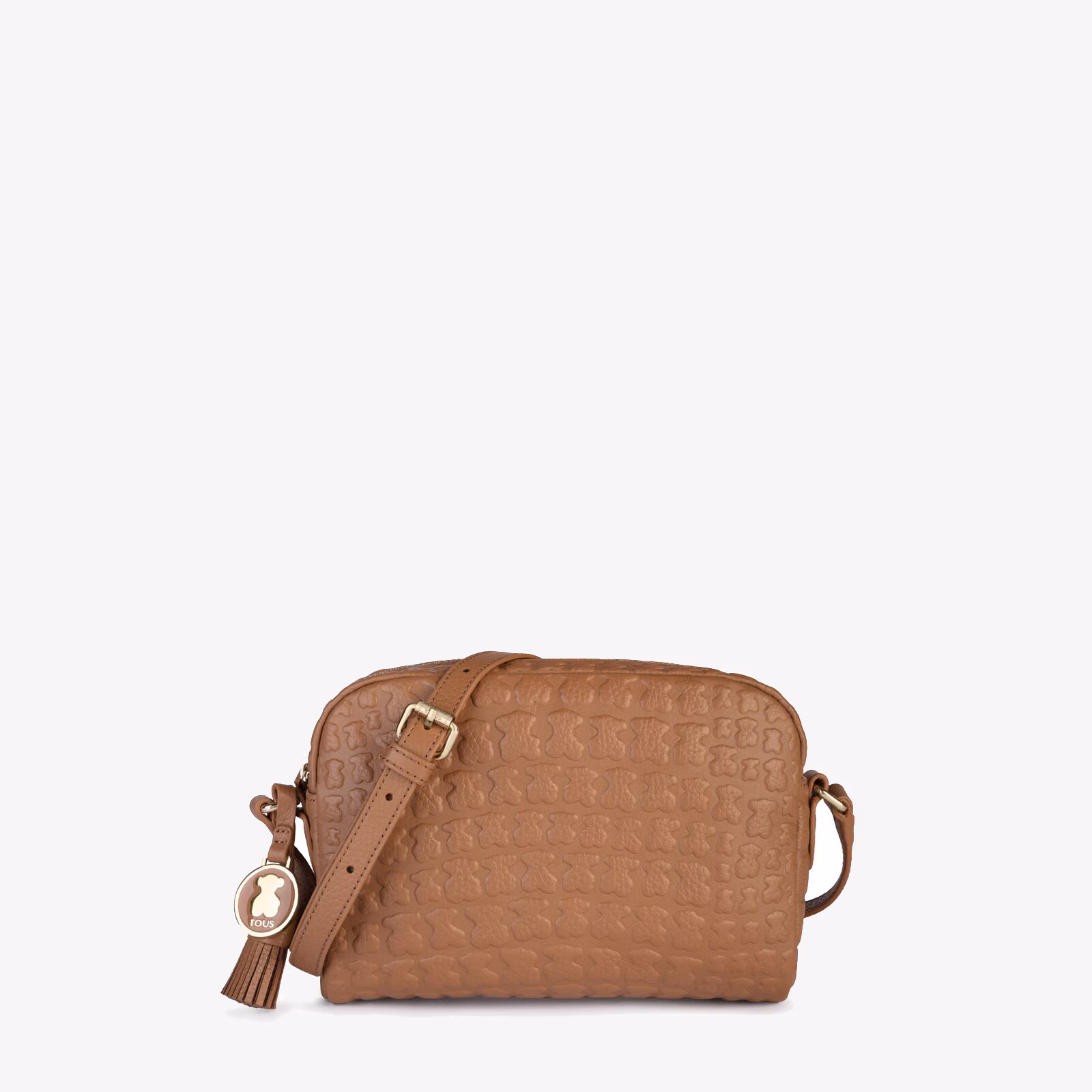 Bandolera Sherton de Piel marrón