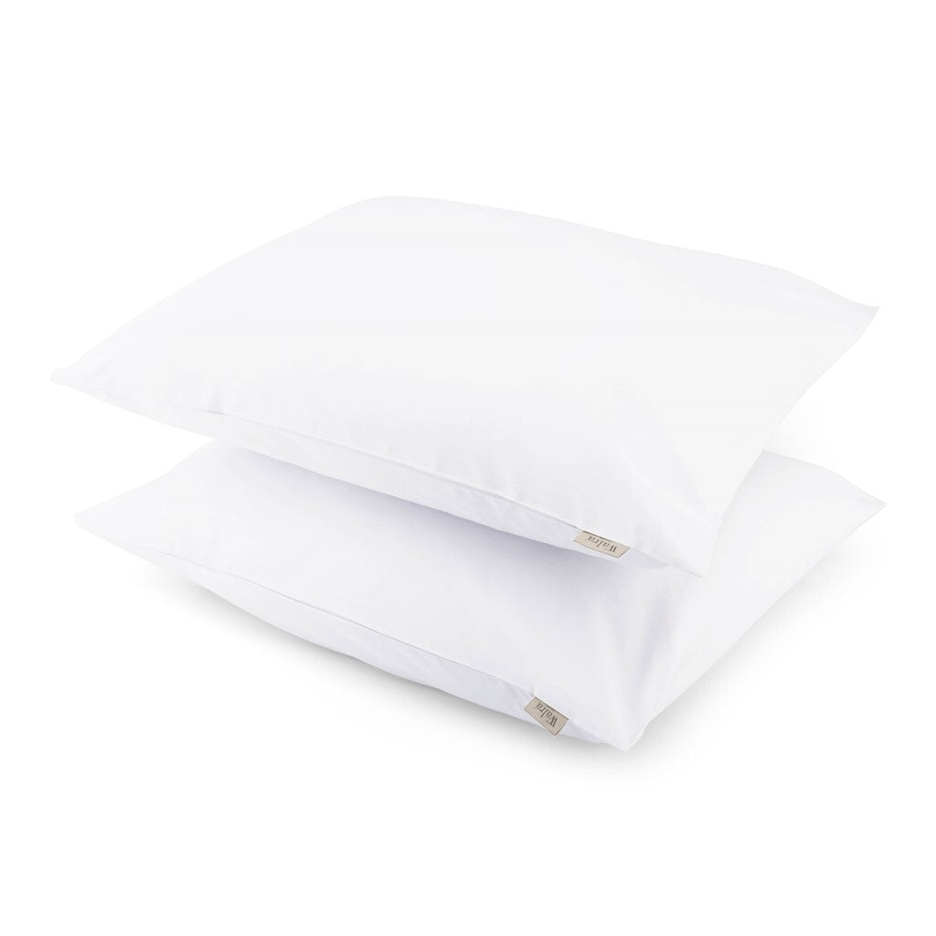 Walra - Kussensloop Crispy Cotton - 2x 60x70 cm - Wit