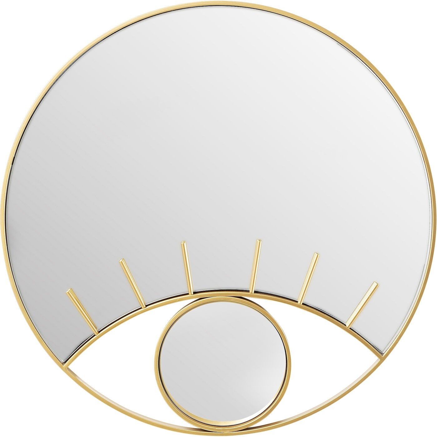 Spiegel Occhi oog goud Ø100cm Kare Design