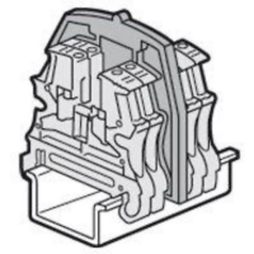 Cloison de séparation VIKING 3 pour blocs de jonction à vis avec 1 entrée 1 sortie pas de 5mm, 6mm, 8mm ou 10mm - LEGRAND - 037560