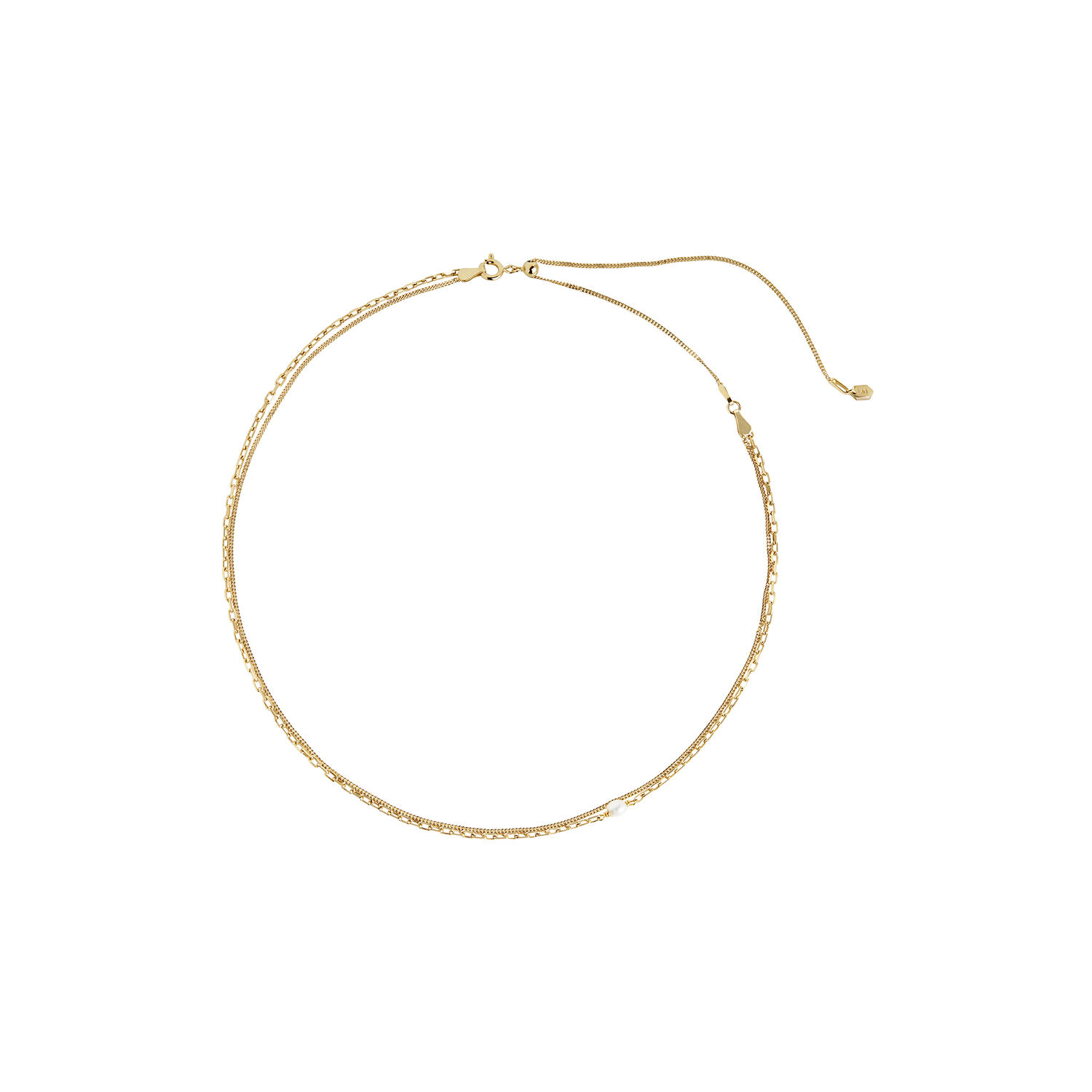 Cantare Necklace, guld