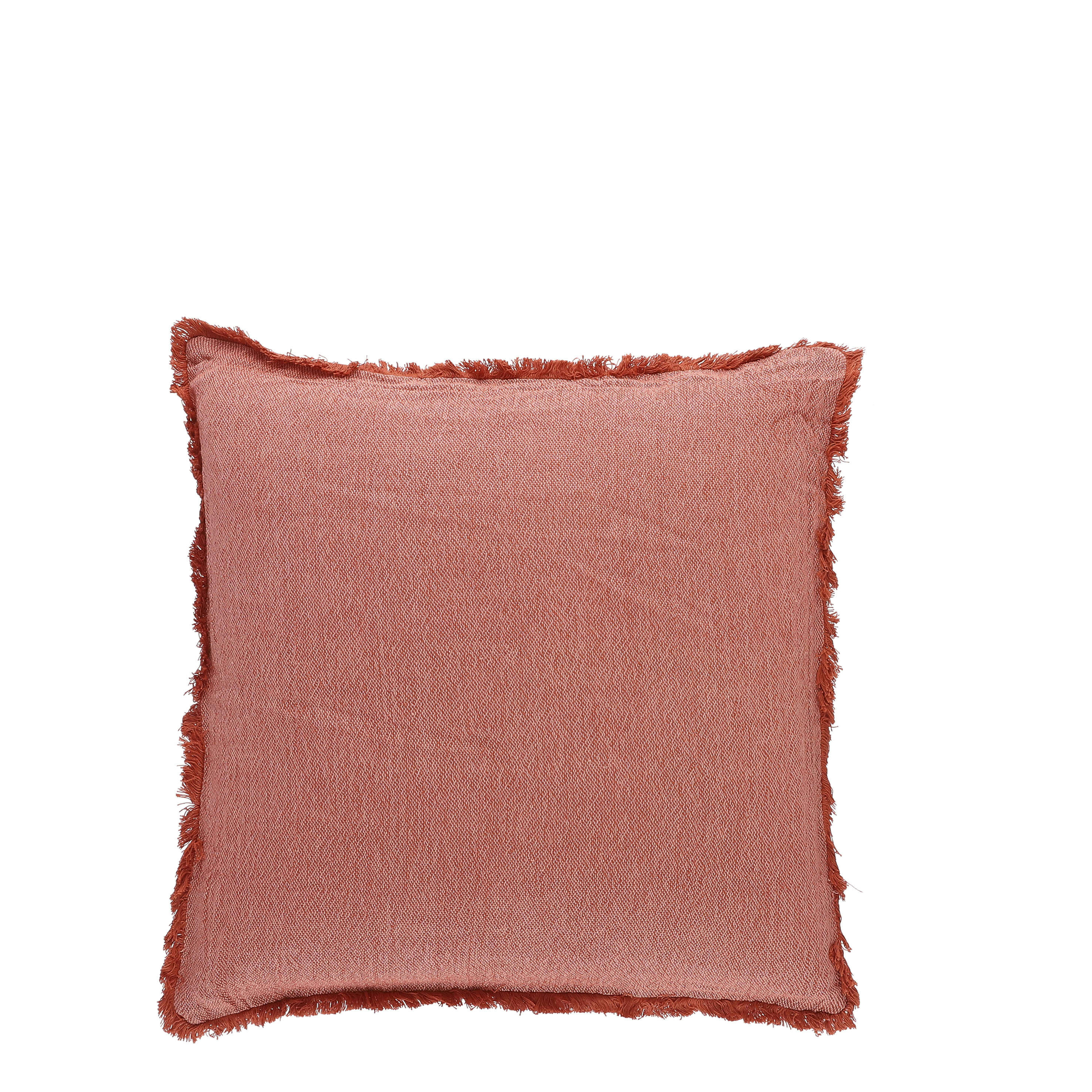 BERKELEY - Coussin en coton organique rouge 45x45
