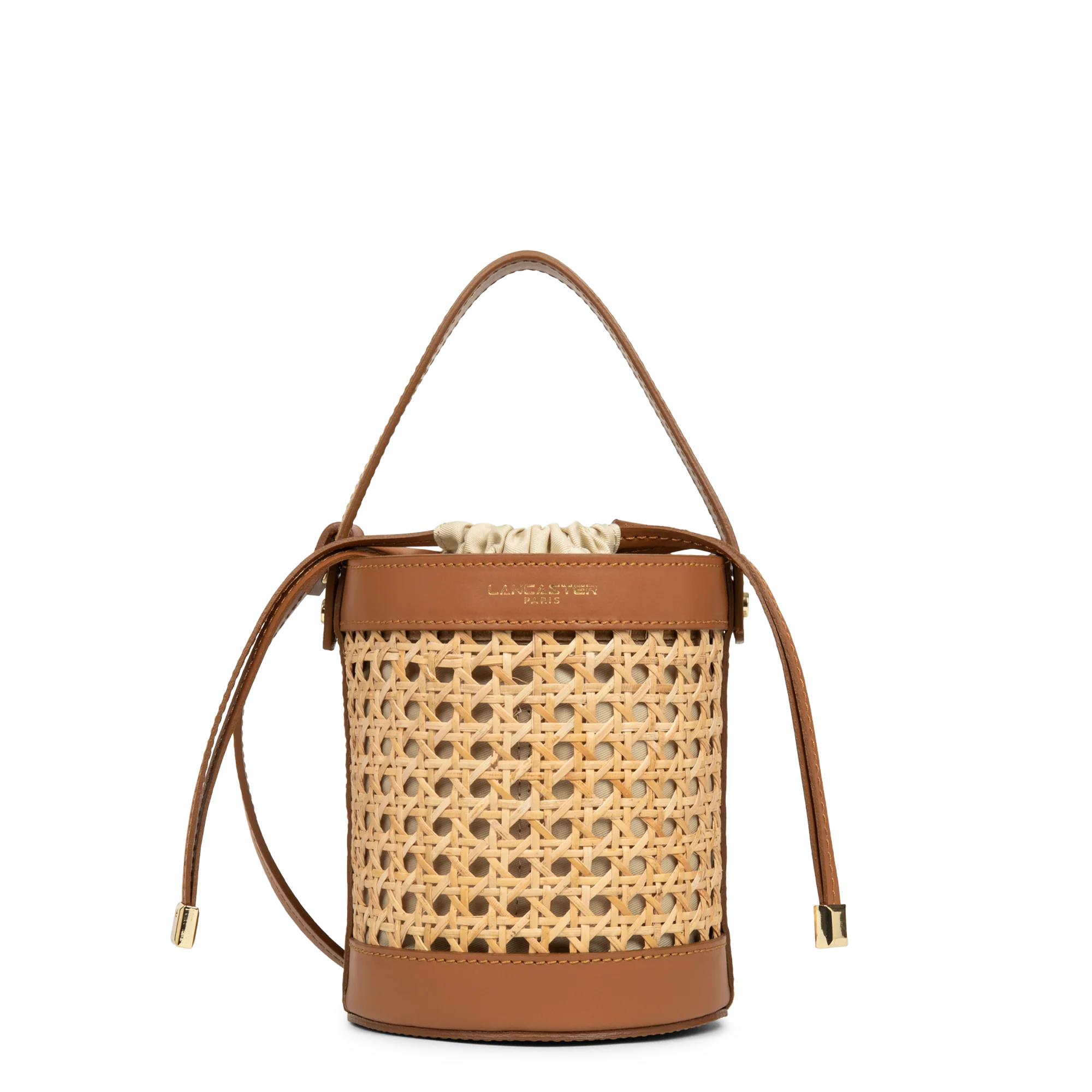 Petit sac seau - Cannage Rotin