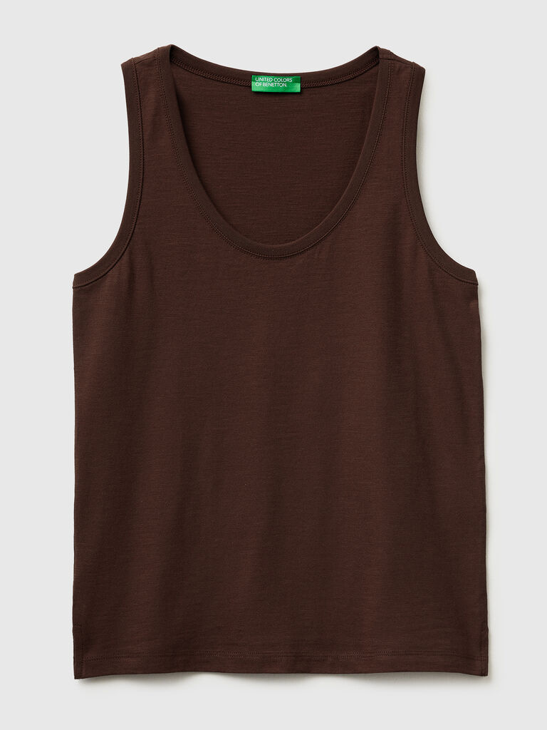 Tank top in lightweight cotton