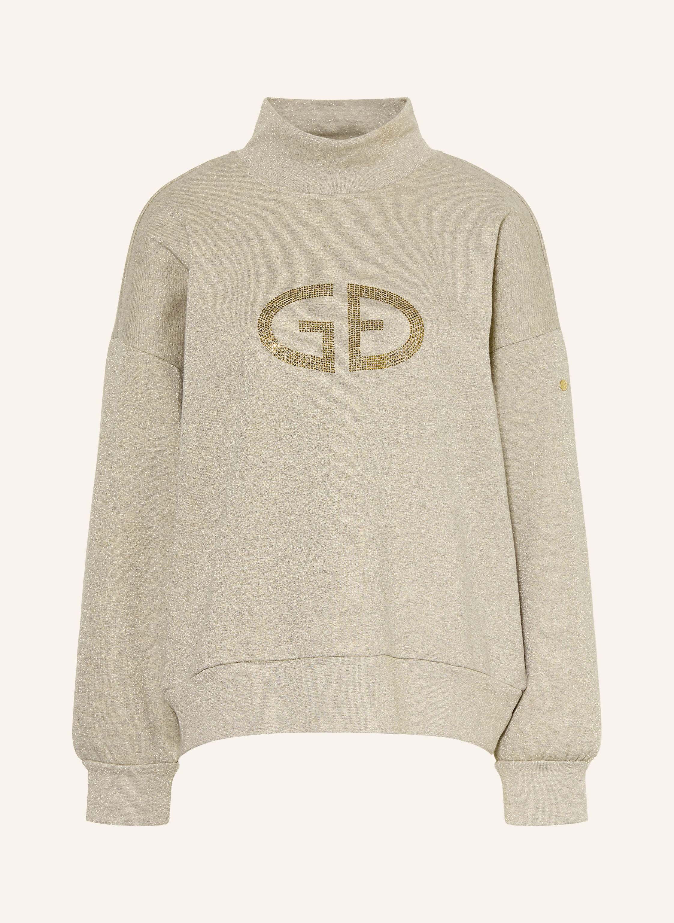 GOLDBERGH Sweatshirt SIZZLE mit Glitzergarn und Schmucksteinen