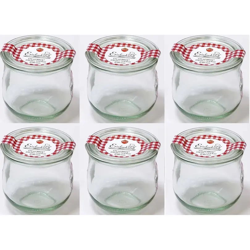 Einmachglas 6er-Set Tulpenform