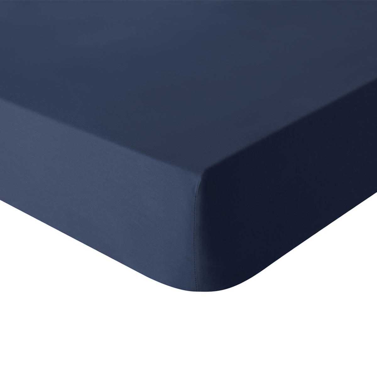 TOUT DOUX - Drap housse en coton bleu 180x200