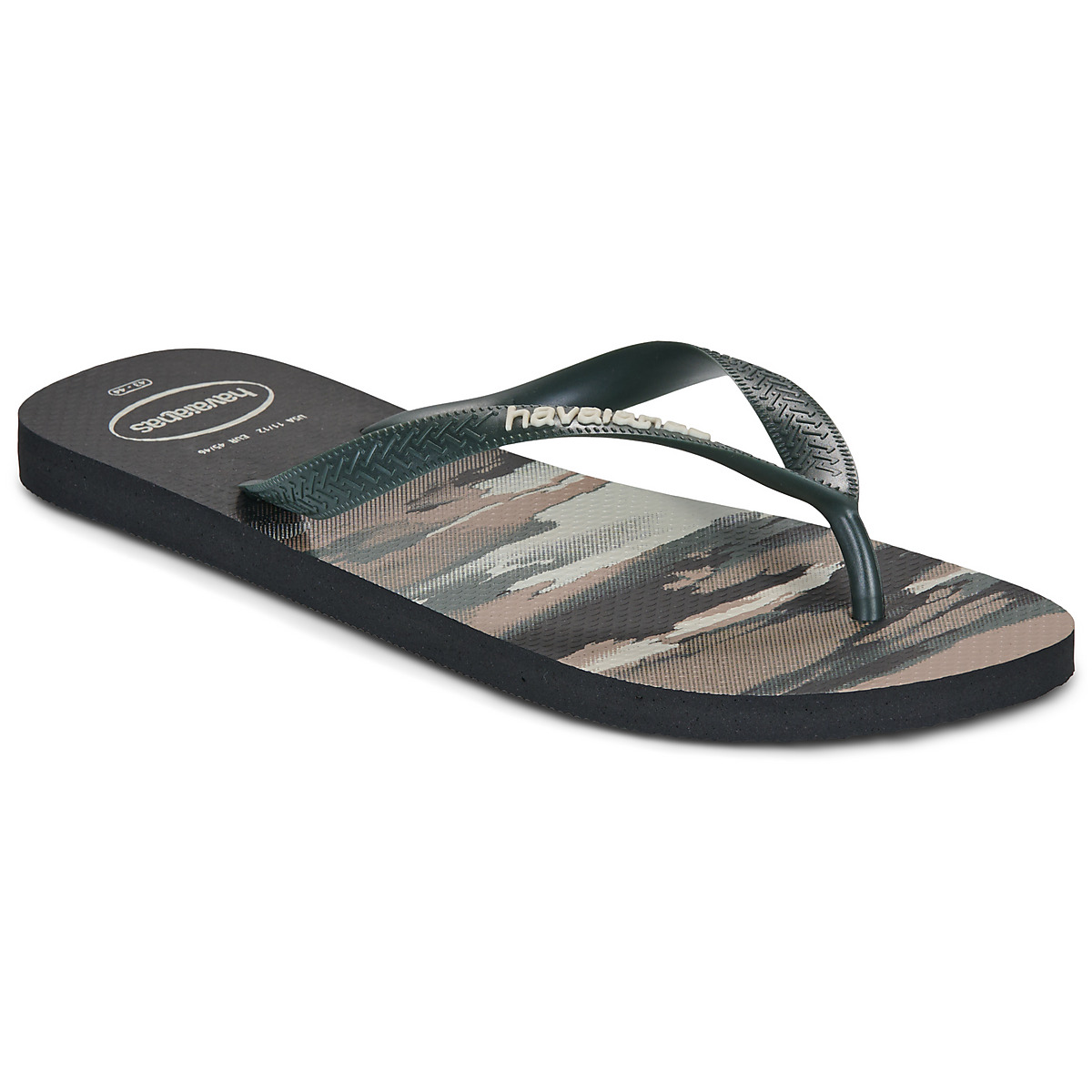 Havaianas - TOP CAMU - Black / Green