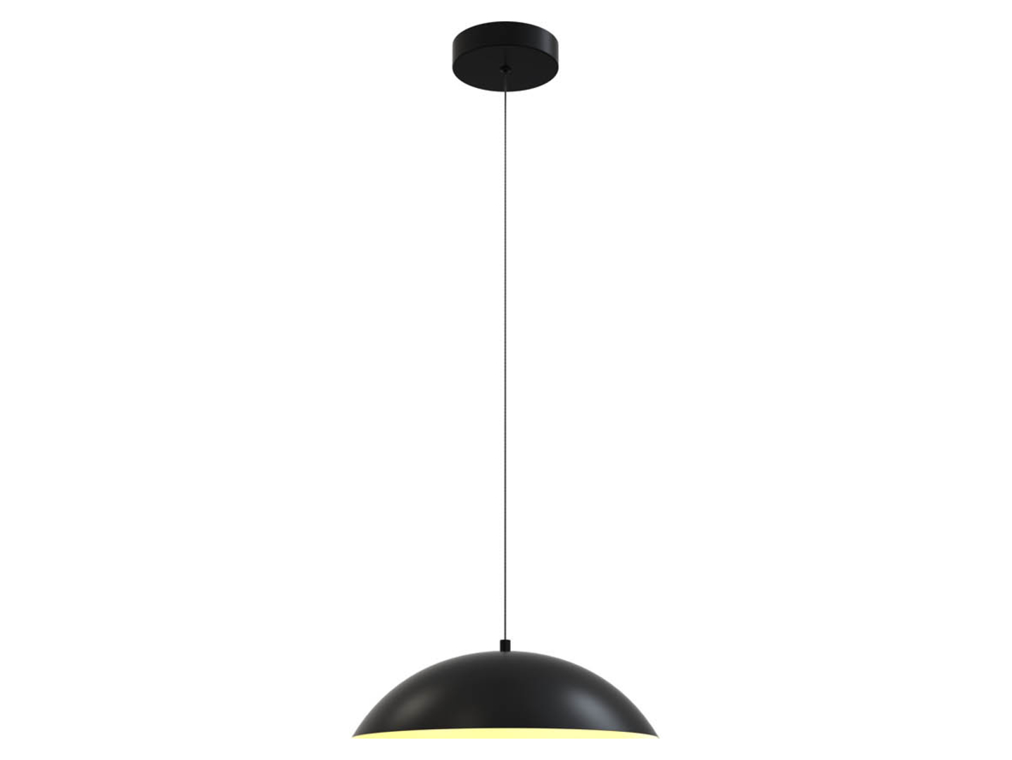 Lampa wisząca Rosskoff LED ze ściemniaczem czarna