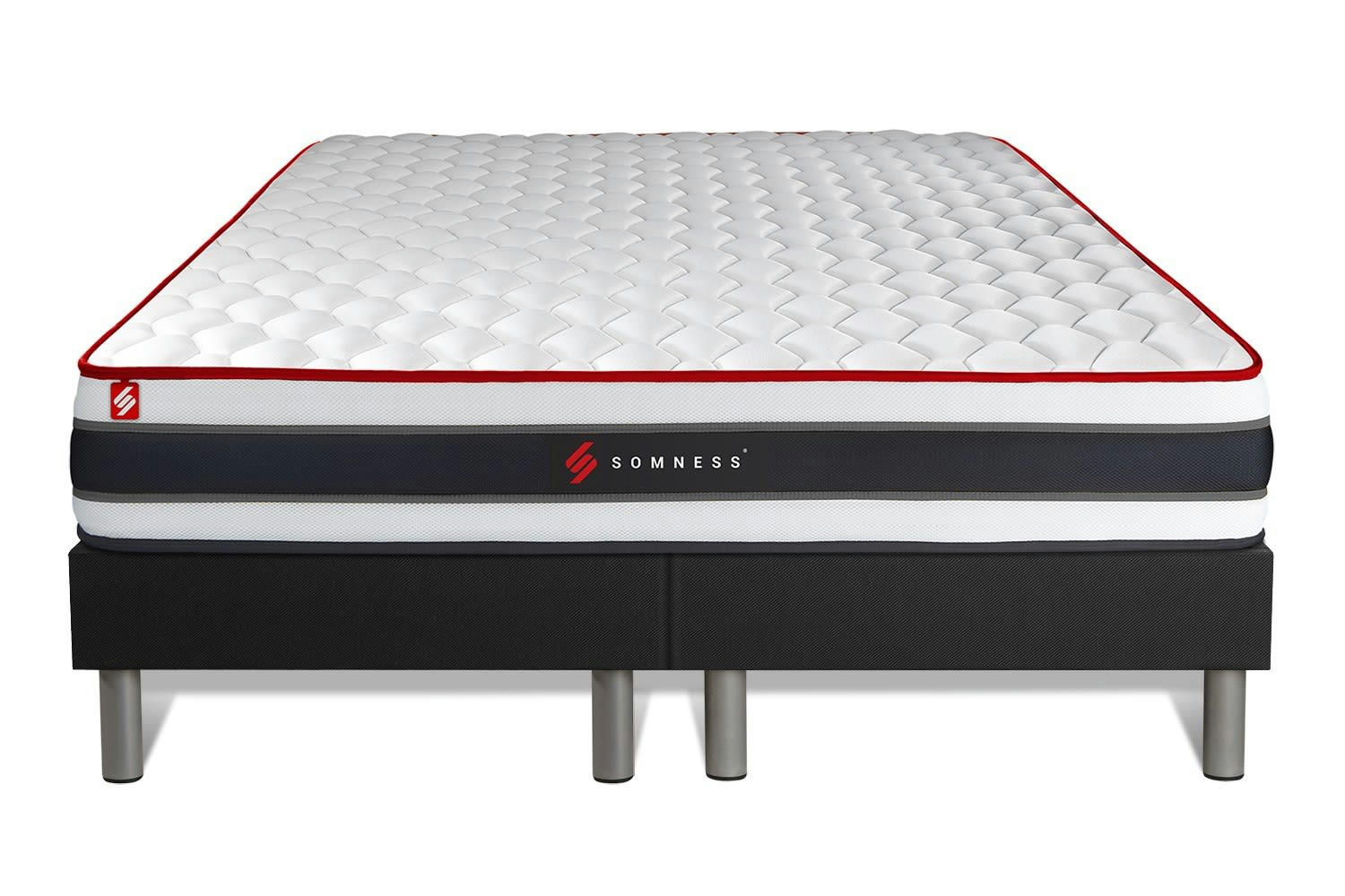 ENERGY - Ensemble 160x200 Ressorts et mémoire de forme double sommiers