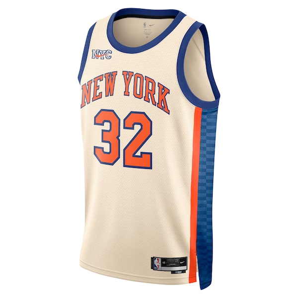 Karl-Anthony Towns New York Knicks Nike Unisex 2025/26 Swingman Jersey - Cream - City Edition