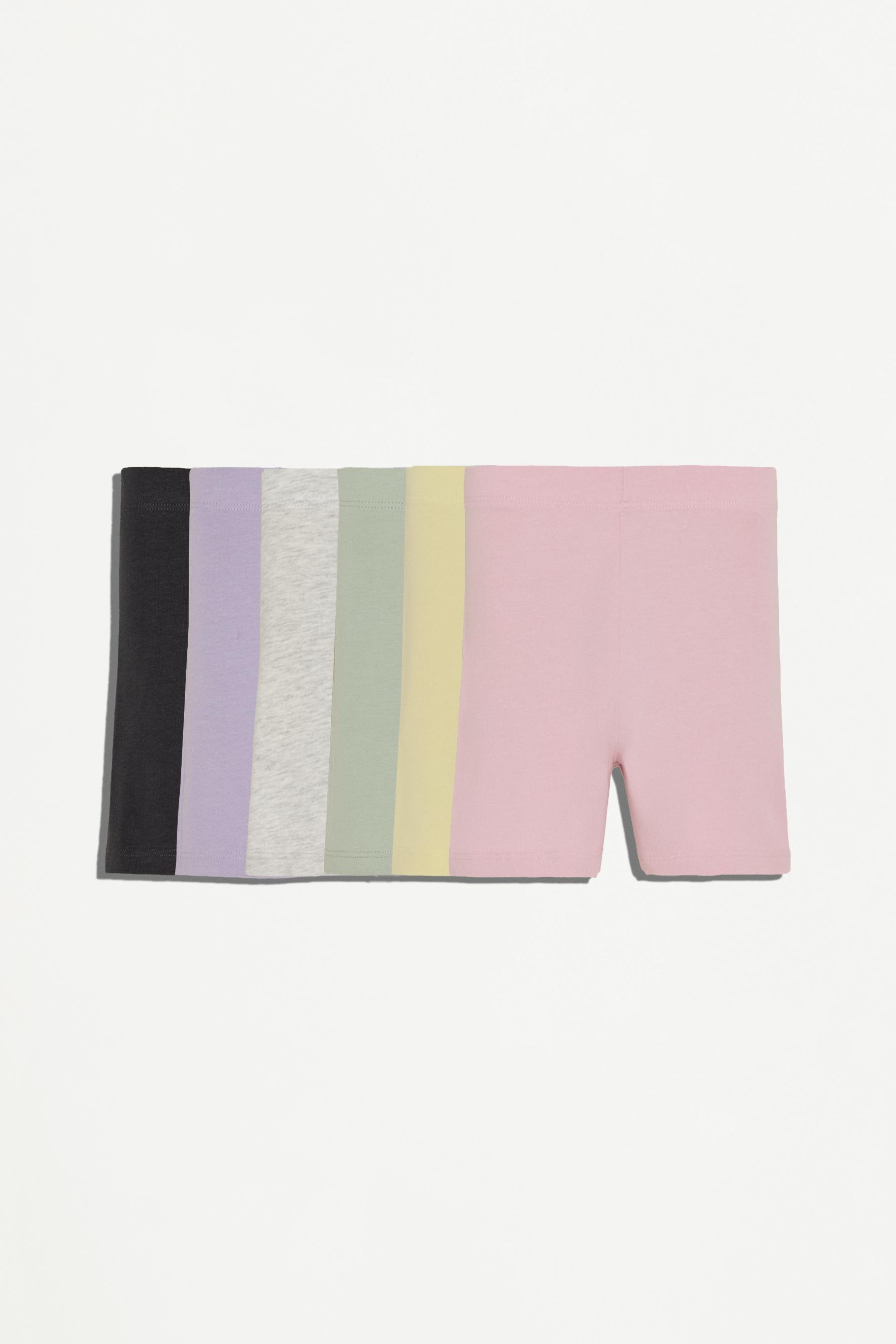 Pack 6 leggings cortos
