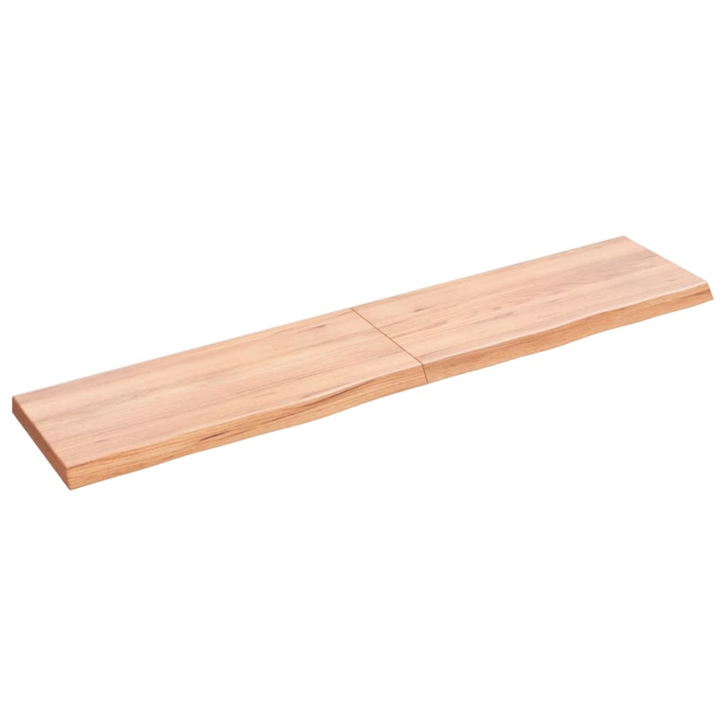 VidaXL Półka brązowa 140x30x(2-4) cm lakierowane