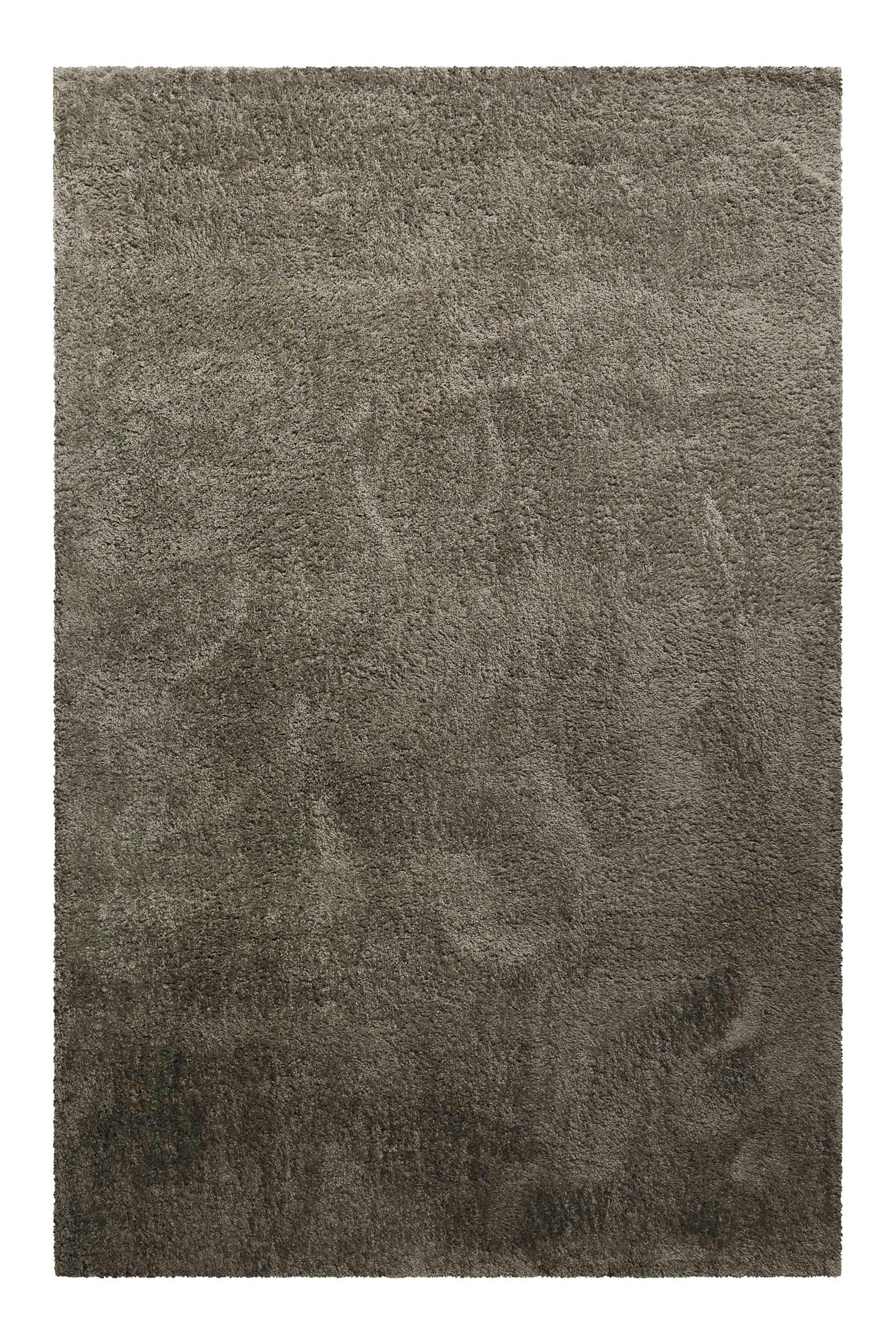 LOLA - Tapis à poils longs, confort moelleux, taupe  170x240