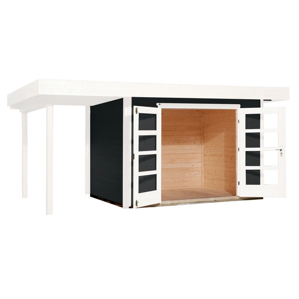 Gartenhaus »126 A Gr.1«, Holz, BxHxT: 500 x 226 x 241 cm (Außenmaße inkl. Dachüberstand)