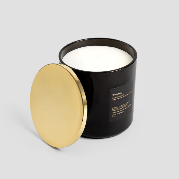Świeca zapachowa VELUMA Sandalwood 870 g HOMLA