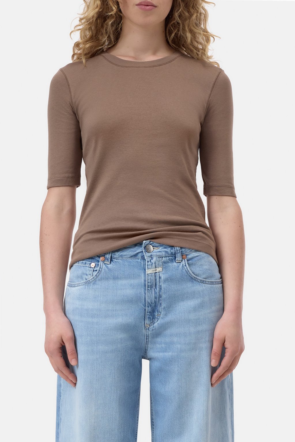 T-Shirt aus Baumwoll-Mix