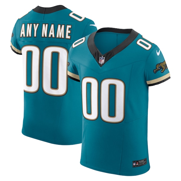 Jacksonville Jaguars Nike Alternate Vapor F.U.S.E. Elite Custom Jersey -  Teal