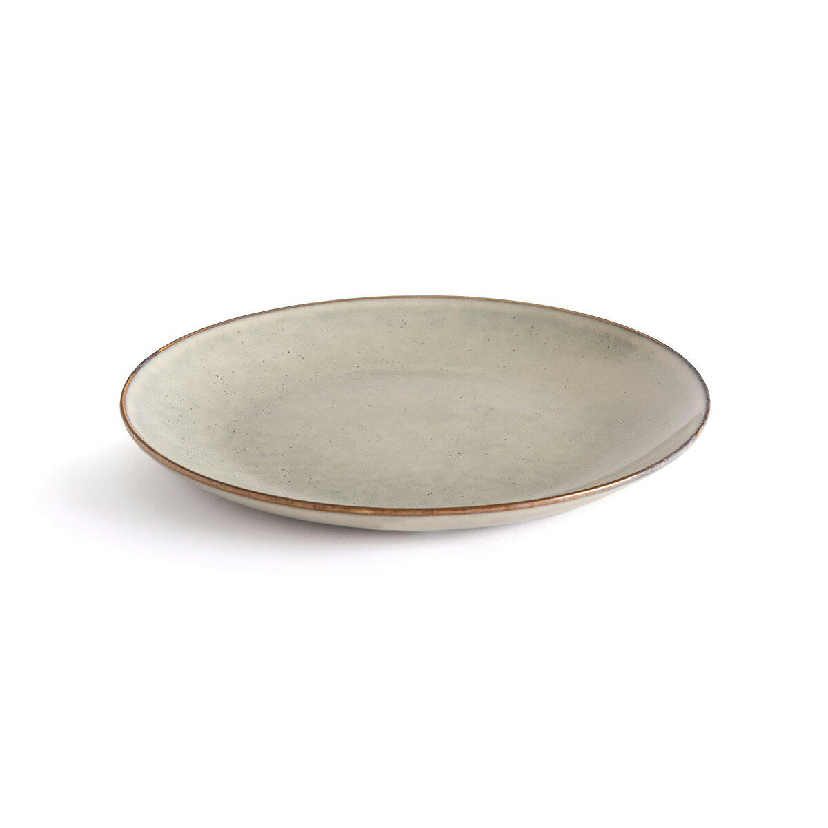Lot de 6 assiettes plates en grès, Omora