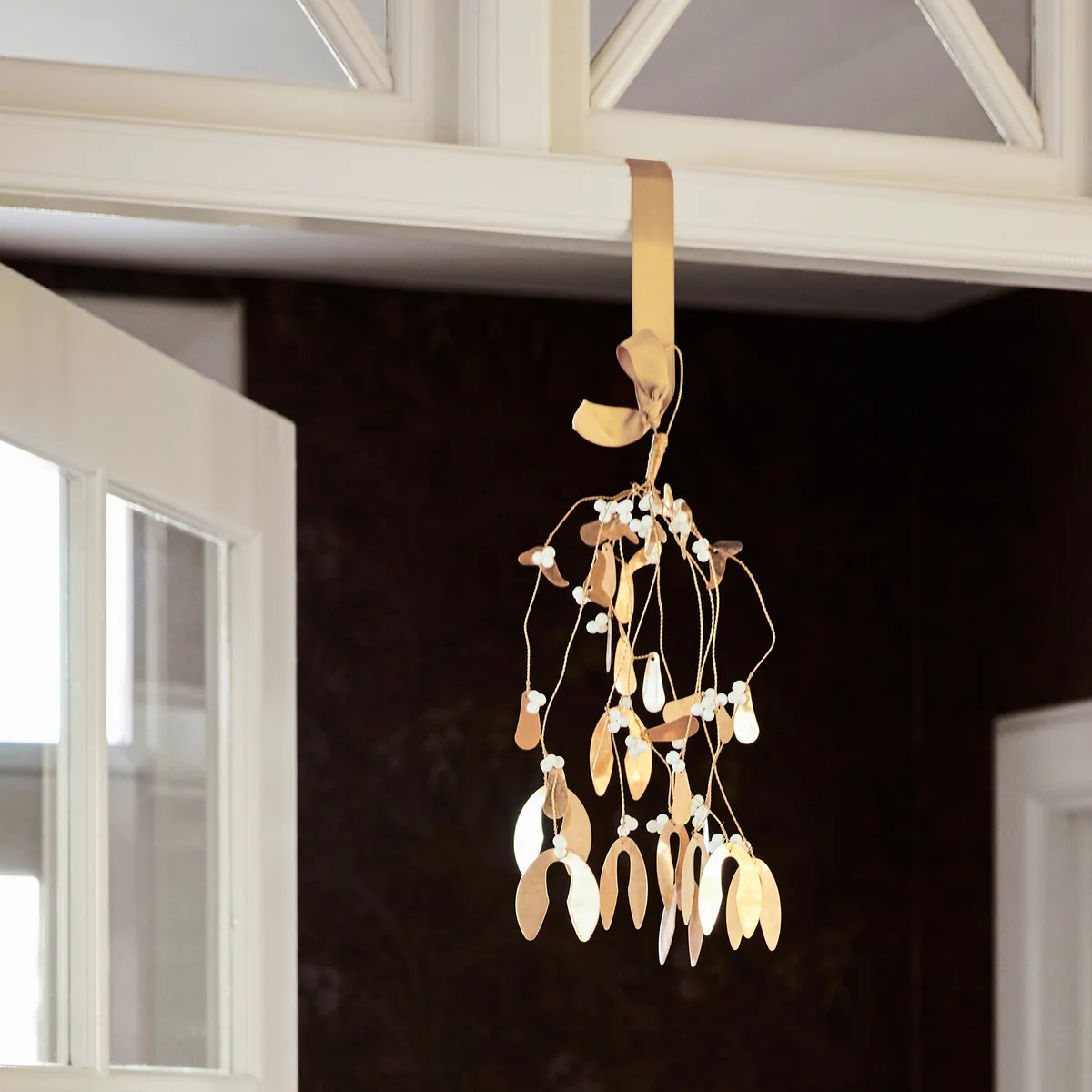 House Doctor - Mistletoe Ornament, Messing-finish
