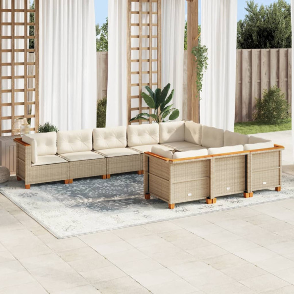 Zestaw Mebli Ogrodowych Rattan Poduszki Na Taras Balkon Ogród Do Ogrodu