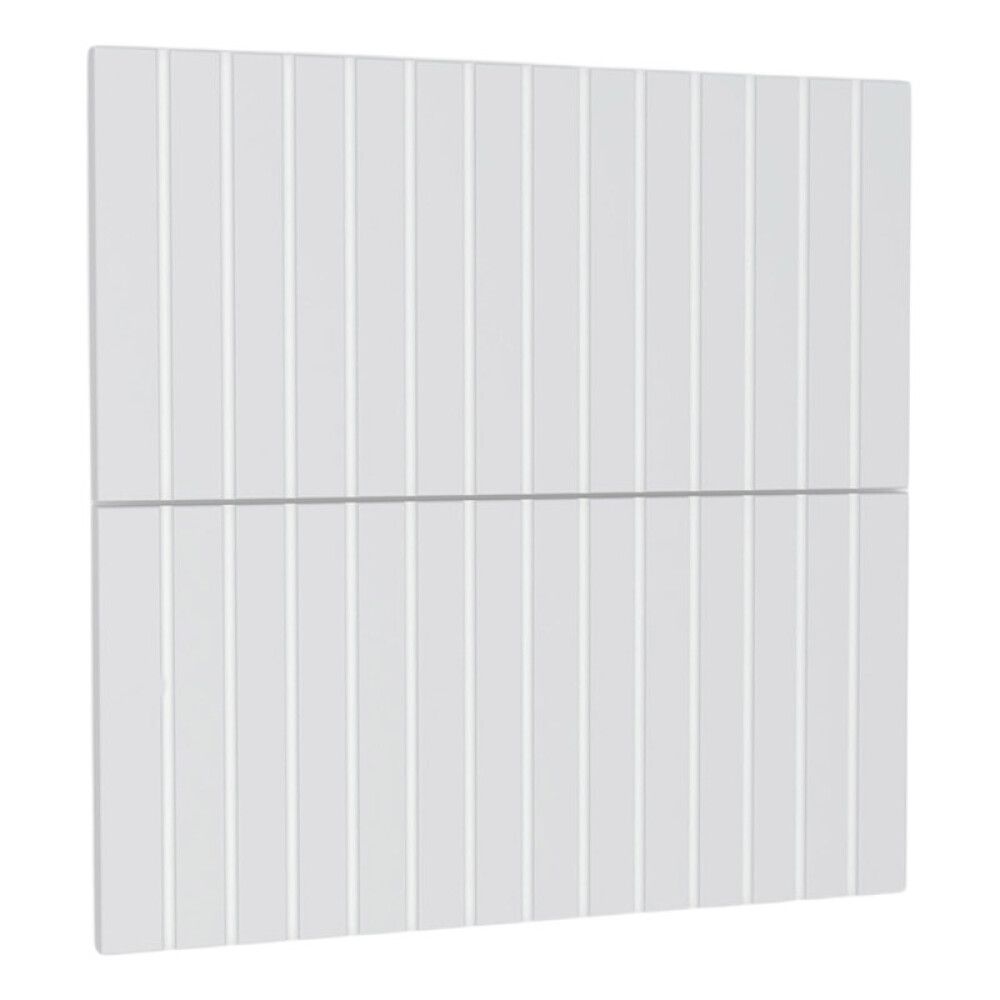 SKUFFEFRONT RIVA FOR SERVANTSKAP AGNES 50CM RILLET HVIT MATT 2STK/PK