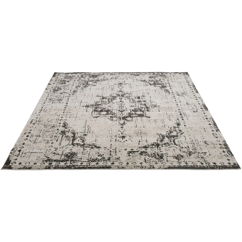 Vloerkleed Urali - lichtgrijs/antraciet - 200x290 cm