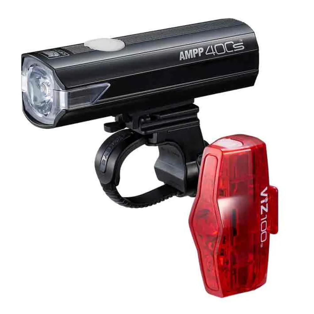 Cateye AMPP400S   VIZ100 light set