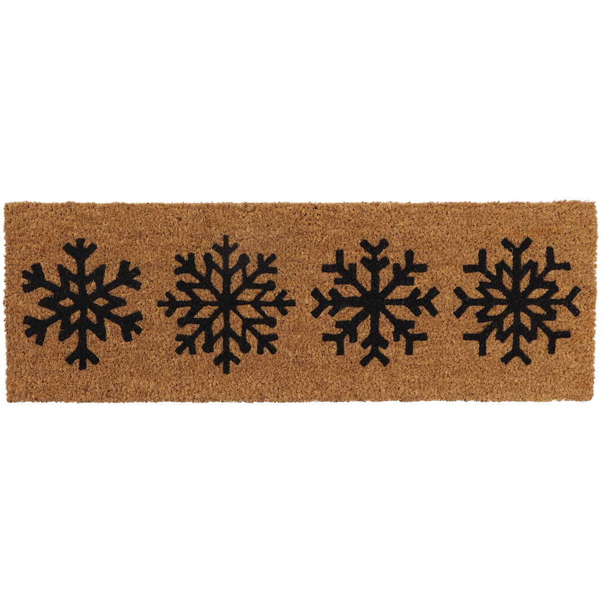 Tapete de entrada floco de neve 25x75cm