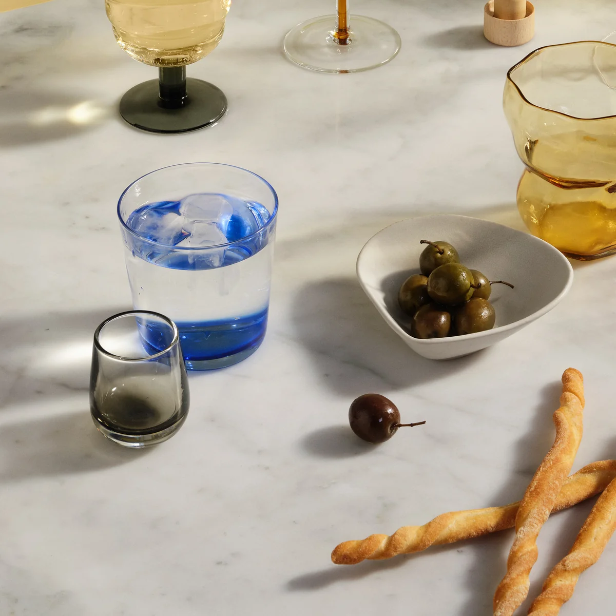 Broste Copenhagen - Smoke Schnapsglas 4 cl, grau