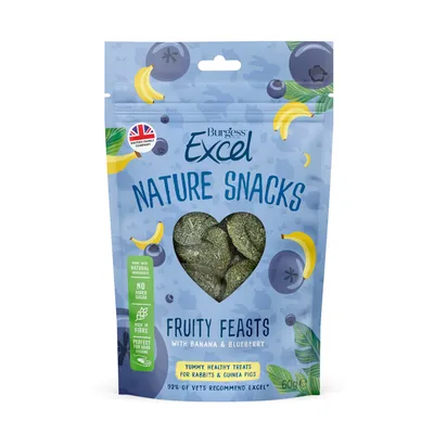 Burgess Excel Nature Snacks Fruity Feasts