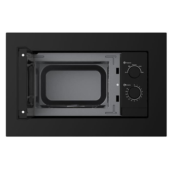 Micro-ondes encastrable - CONTINENTAL EDISON - CEMO20EBM2 - 1280 W - L59,5xH38,5xP35,3 cm - 20L - Noir