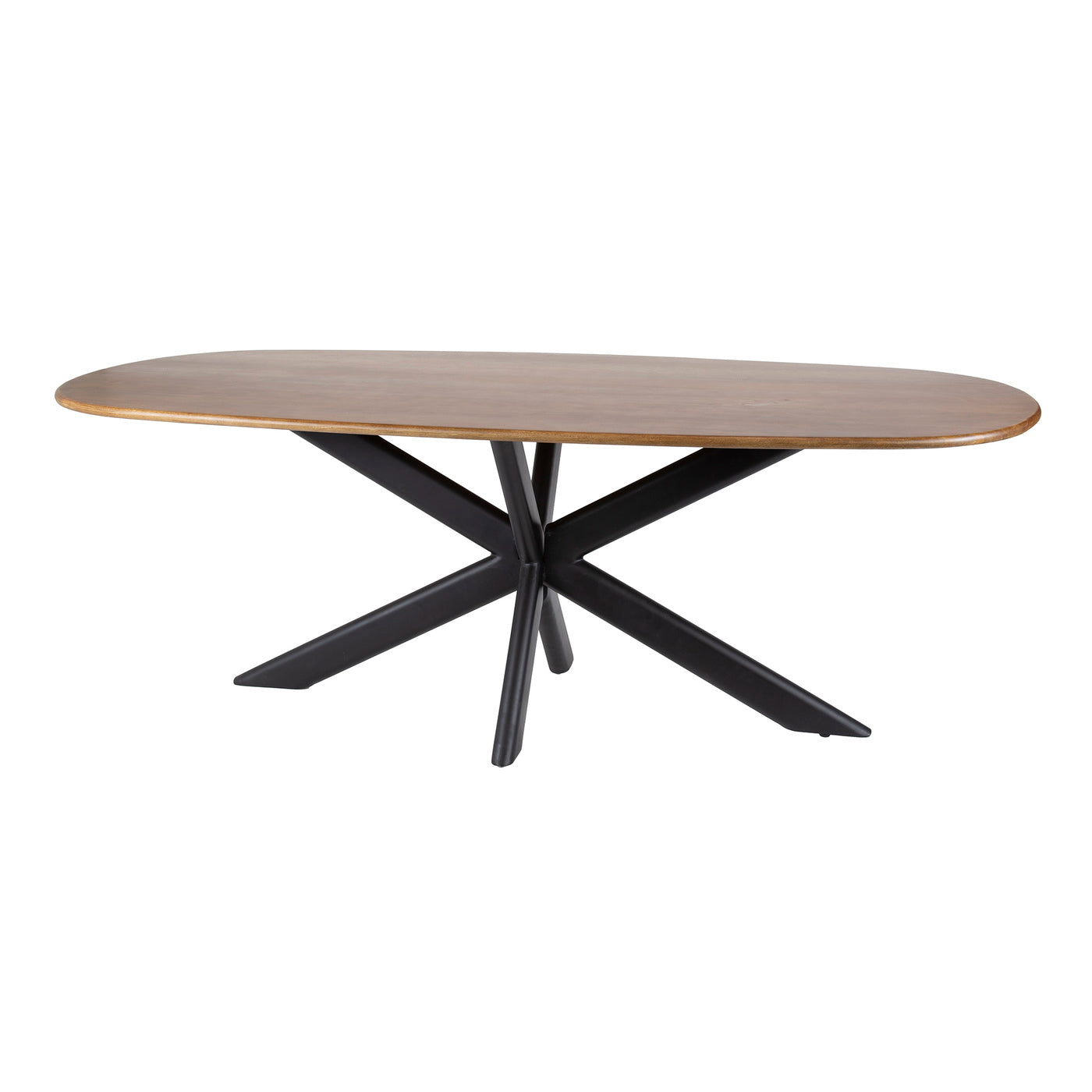 Giga Meubel Eetkamertafel Cliff - Mangohout - 180x95x76cm