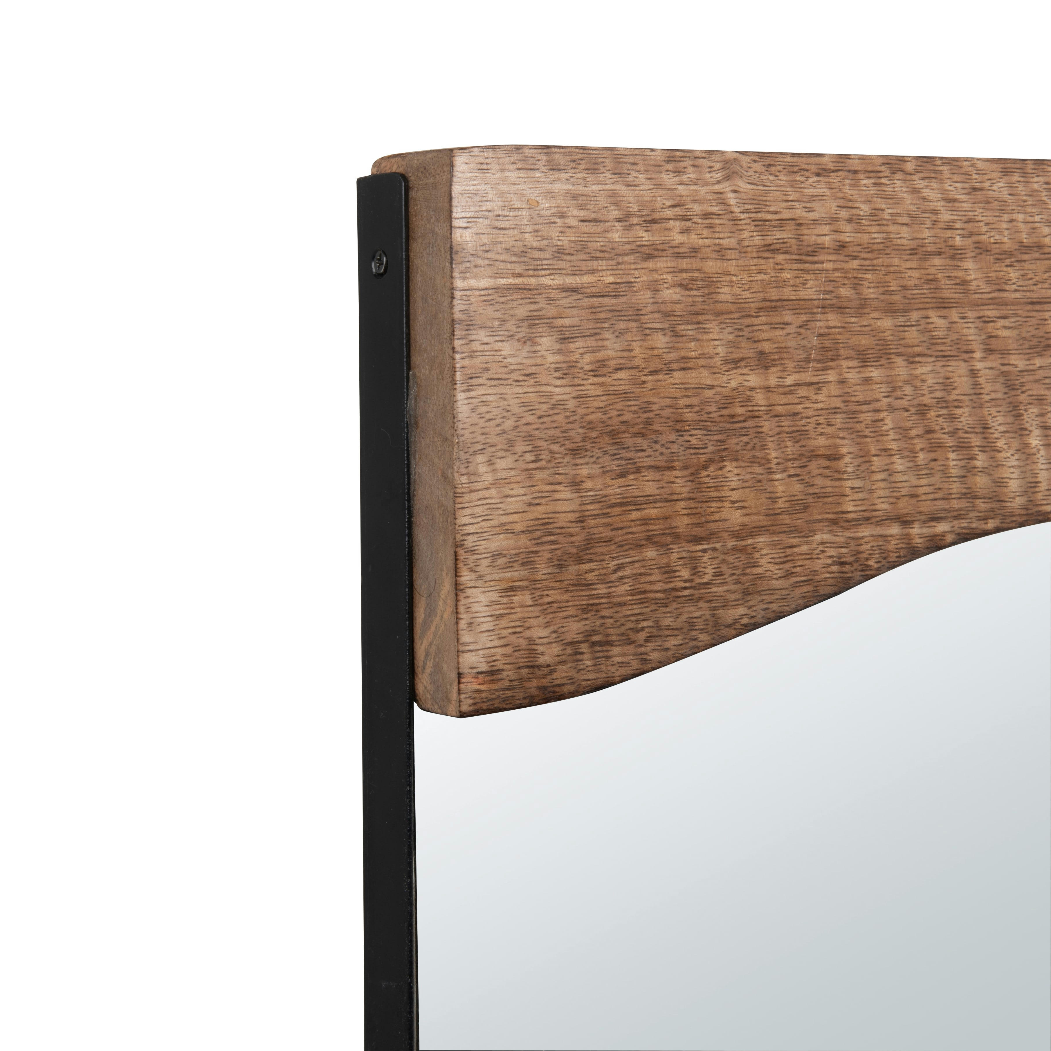 KAWASAKI - Miroir rectangulaire en bois de manguier 45x71