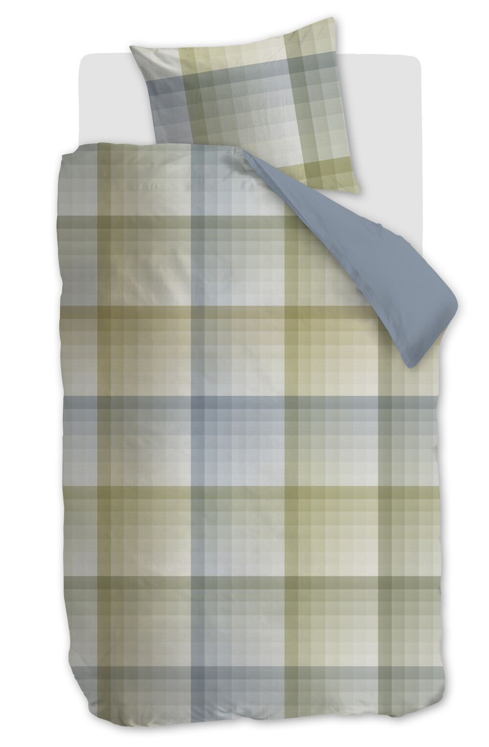 Beddinghouse Sil - 140 x 200/220 cm - Blauw Groen