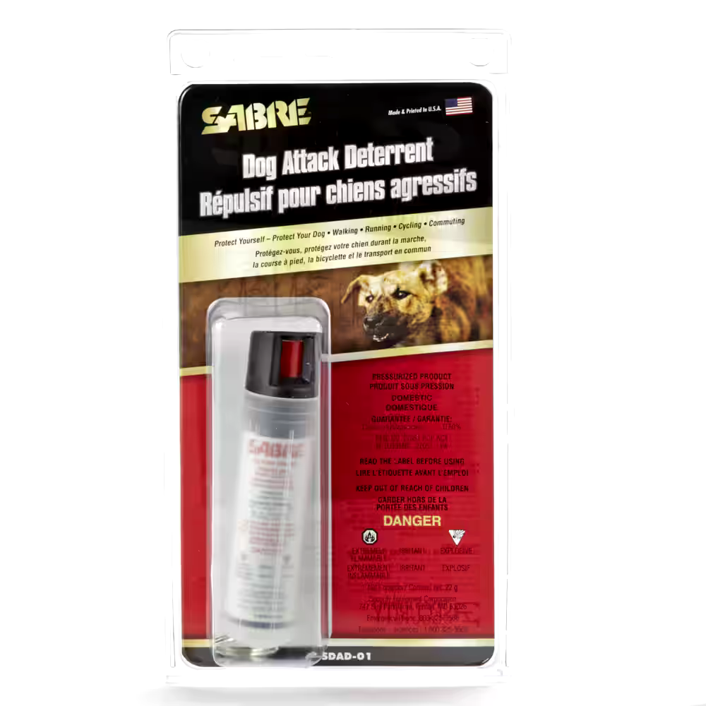 Sabre Hunting Dog Deterrent Spray, Clear Case