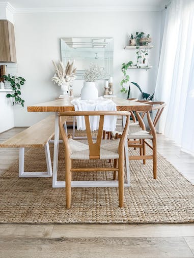 Amare Natural Braided Jute Rug