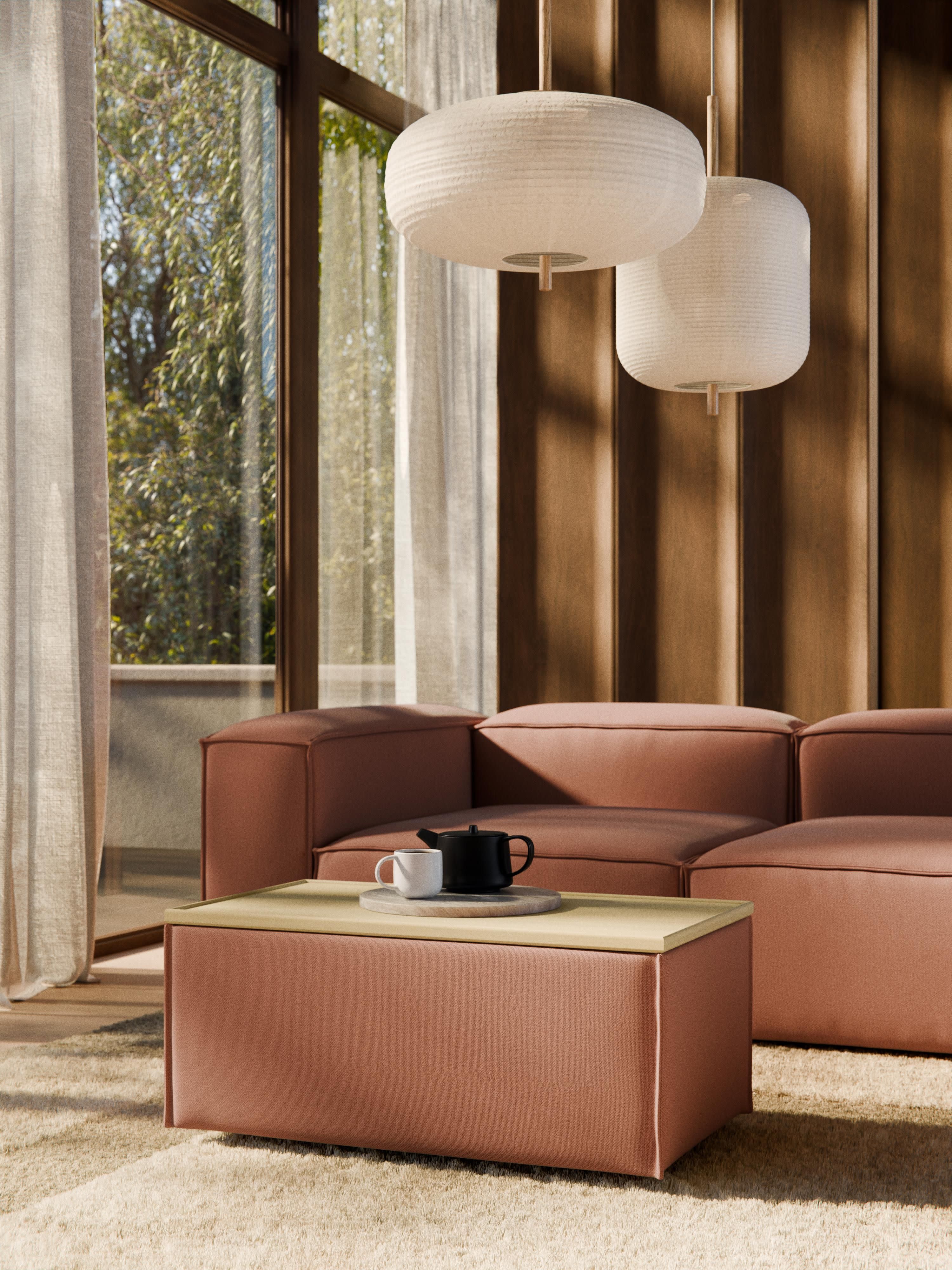 Sofa-Hocker Lennon mit Stauraum