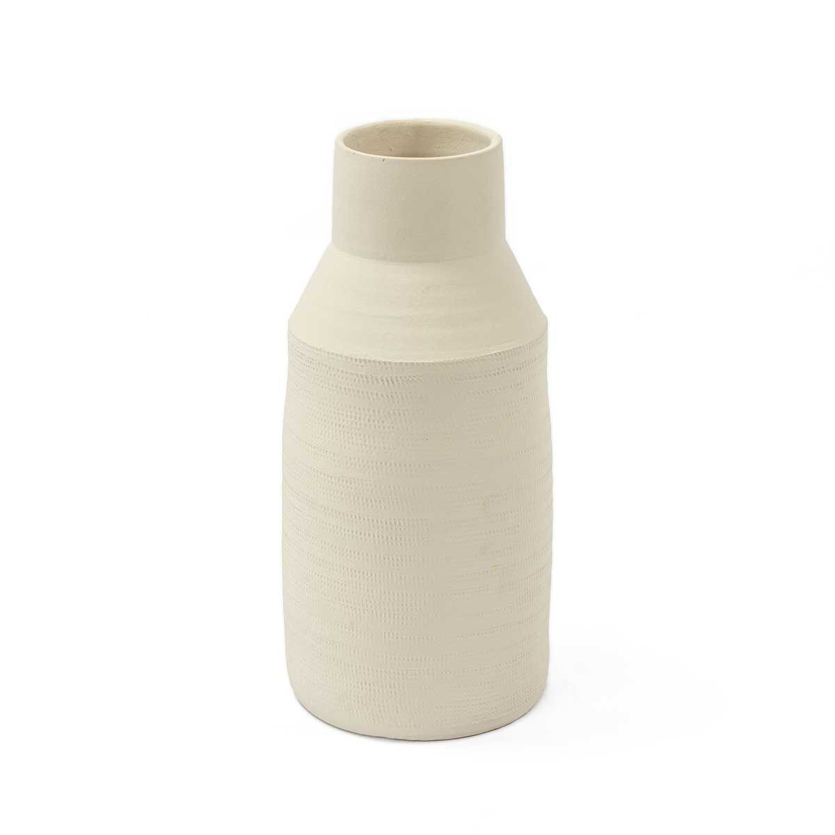 Jarra de cerâmica bege CARAVANE 40cm