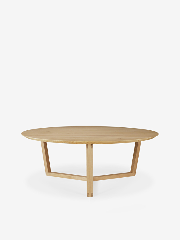 Table basse tripod - ethnicraft chene clair