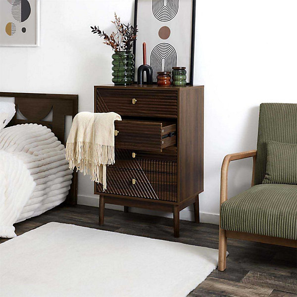 Commode en bois Tiffany - Marron