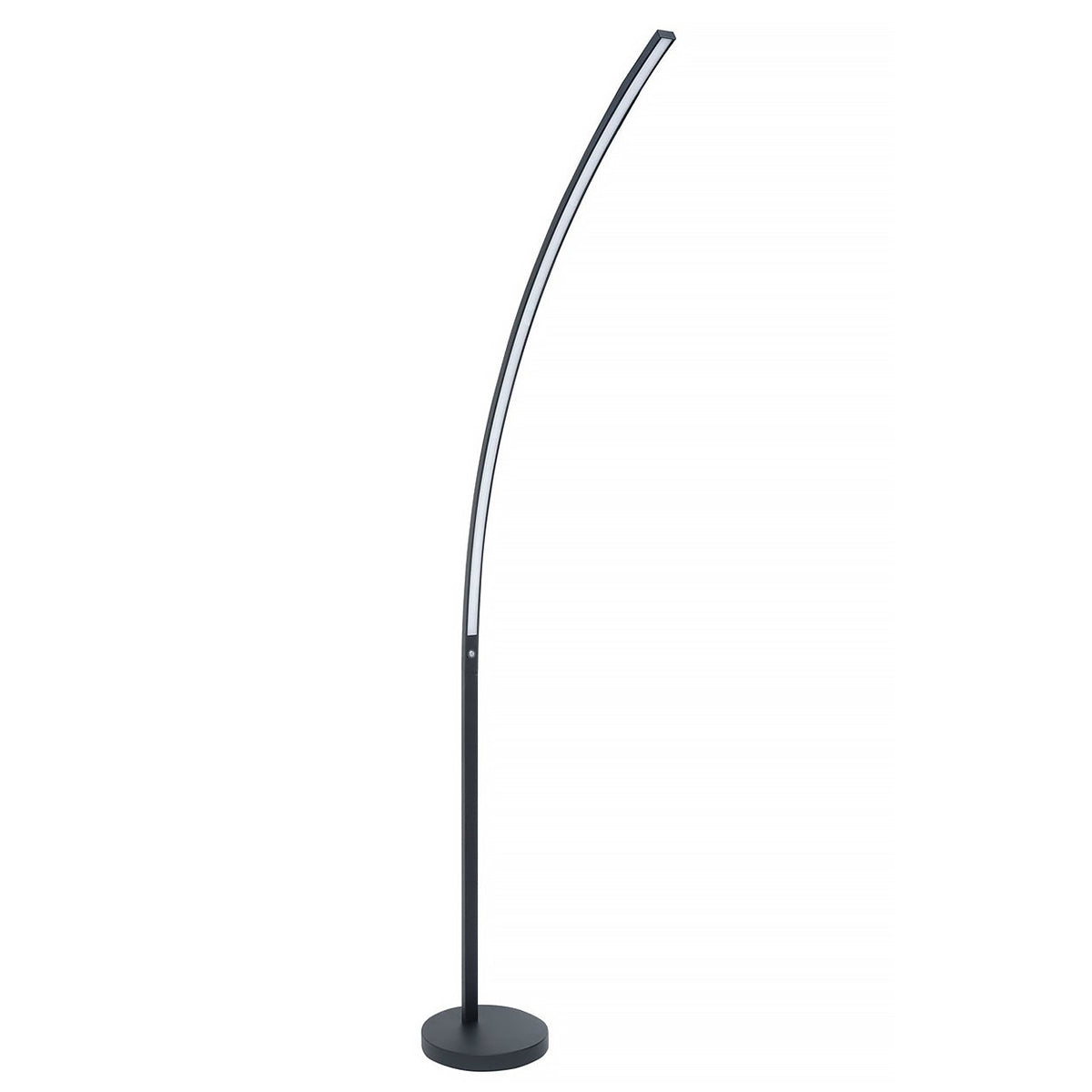 Highlight booglamp Slim - 1 lichts - 50 x 178  cm - zwart