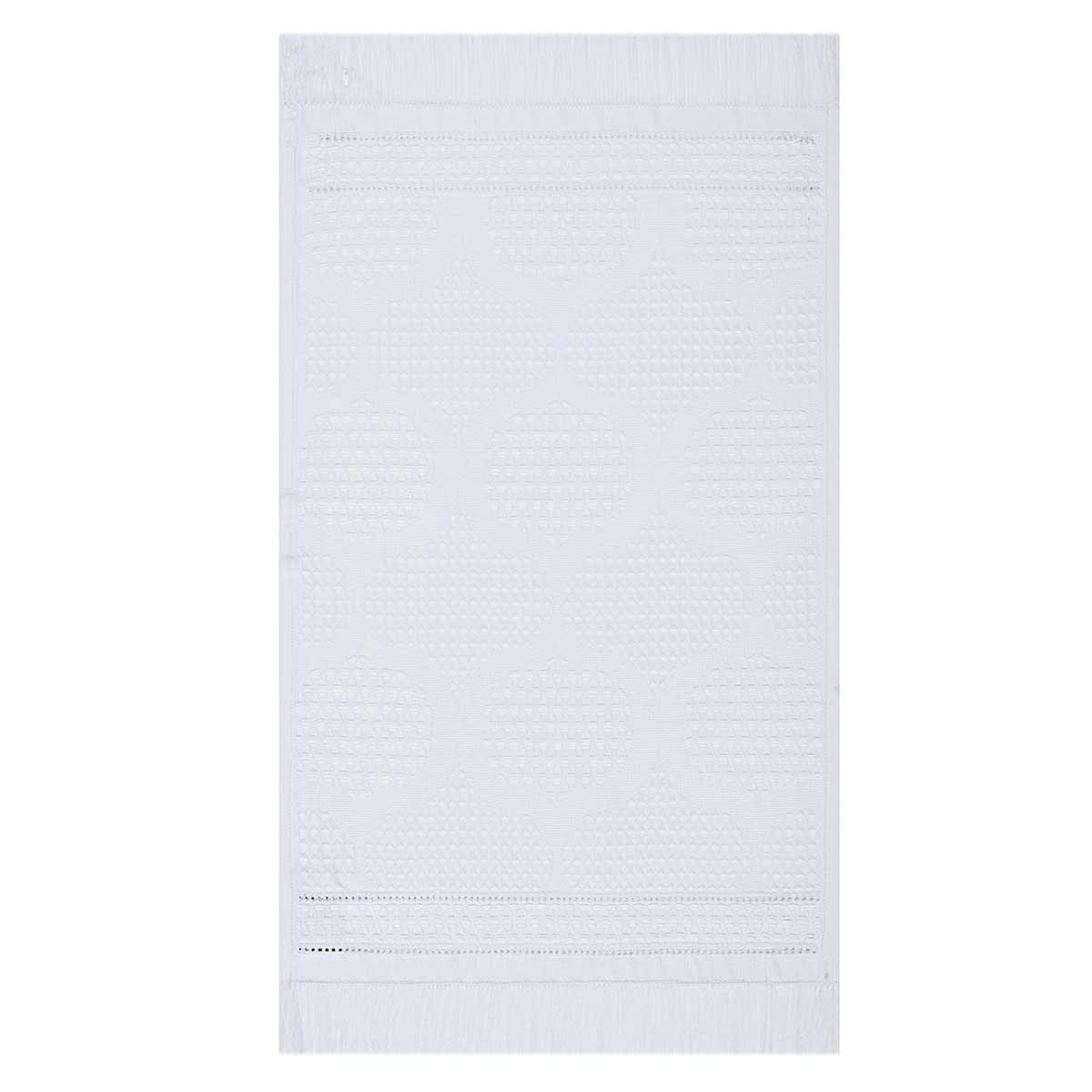HERA - Serviette de bain en coton blanc 30 x 50